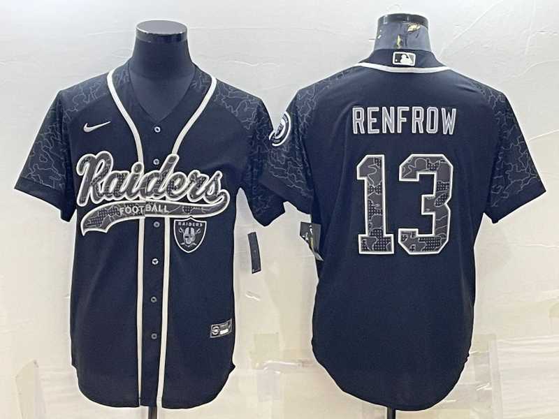 Men's Las Vegas Raiders #13 Hunter Renfrow Black Reflective Limited Stitched Football Jersey,We sell and wholesale Men's Las Vegas Raiders #13 Hunter Renfrow Black Reflective Limited Stitched Football Jersey on line form chian!